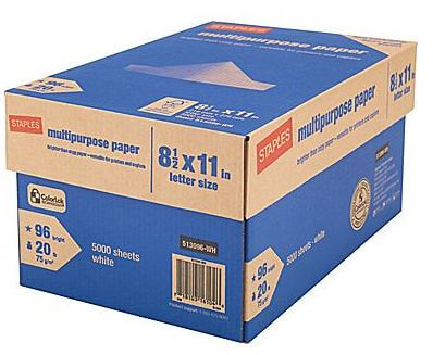 10-Ream Case of Multipurpose Paper ONLY $9.99 (Reg. $53.99)