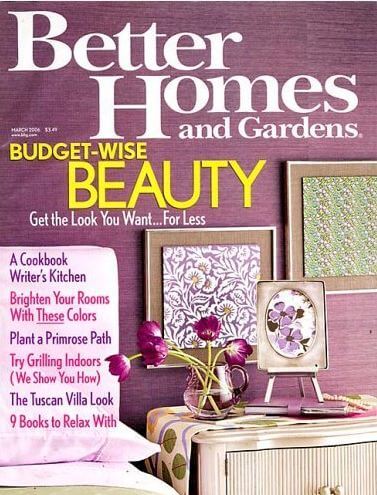 Better Homes and Gardens Magazine Only $4.99 Per Year