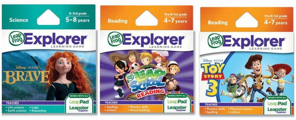 If your child has a LeapFrog Leap Pad Tablet or Explorer, don't miss out on this game sale! Amazon is offering these LeapFrog games for only $9.99 (reg.