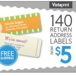 vistaprint address labels