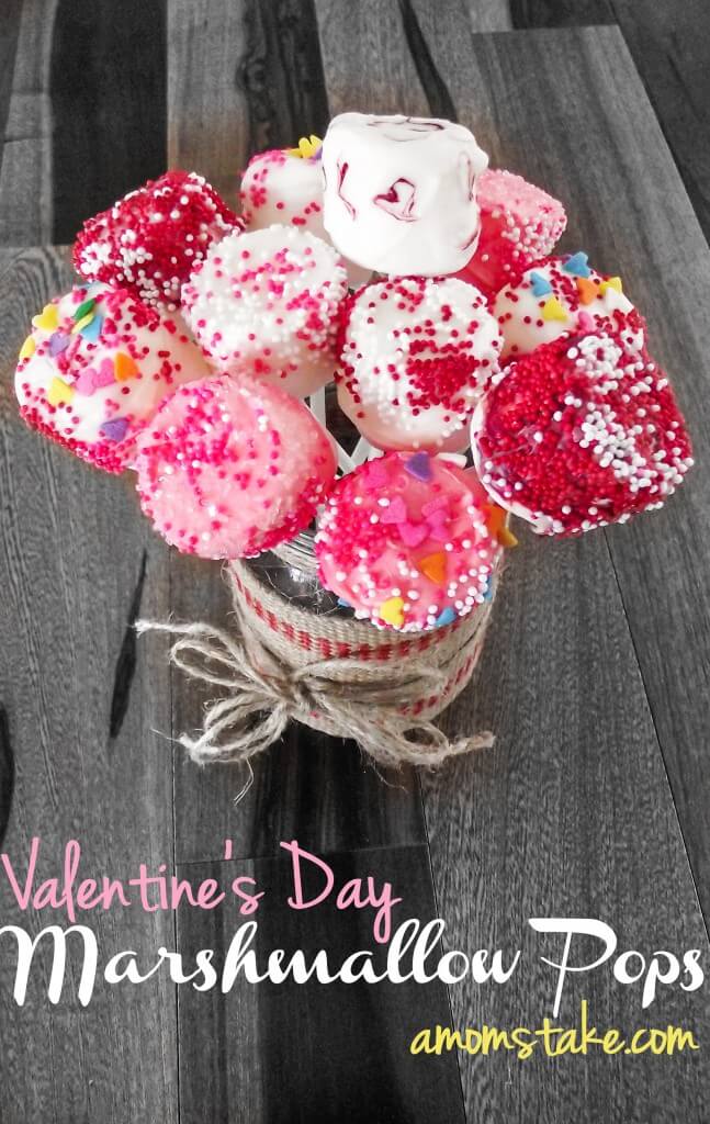 Valentines Day Marshmallow Pops