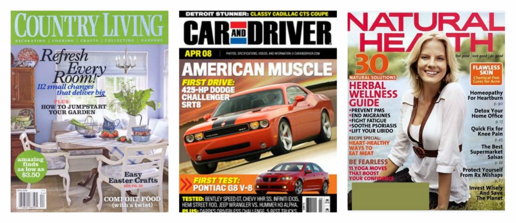 DiscountMags: 2 Magazine Subscriptions For Only $10 - Over 100 Titles 