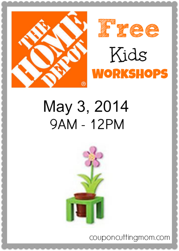 FREE Home Depot Kids Workshop – Build A Flower Planter (5/3/14)