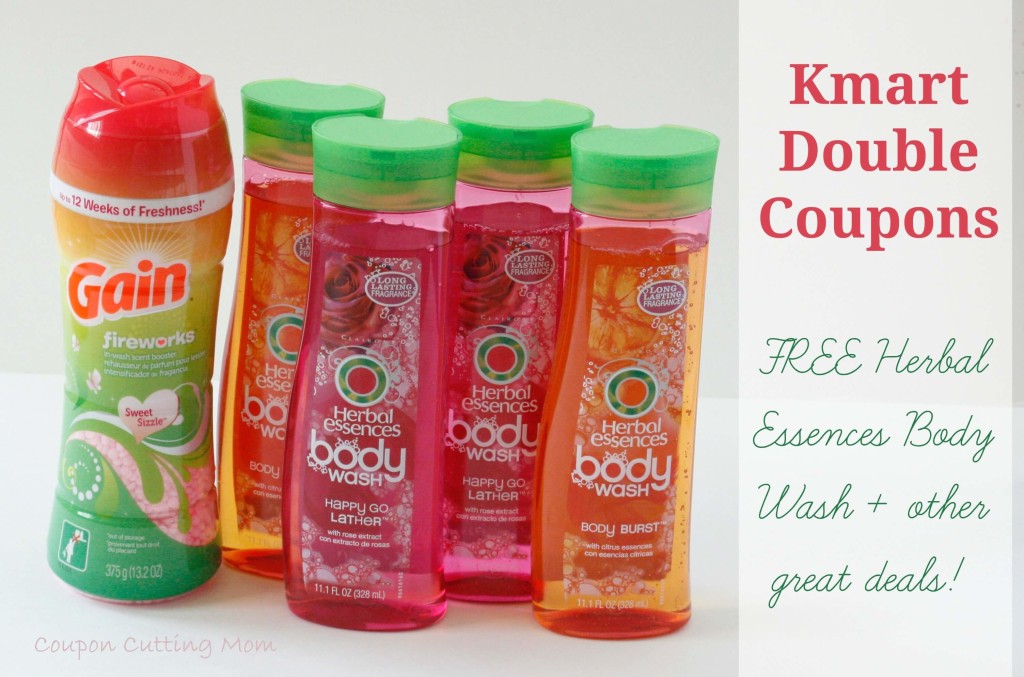 Kmart Double Coupons: FREE Herbal Essences Body Wash