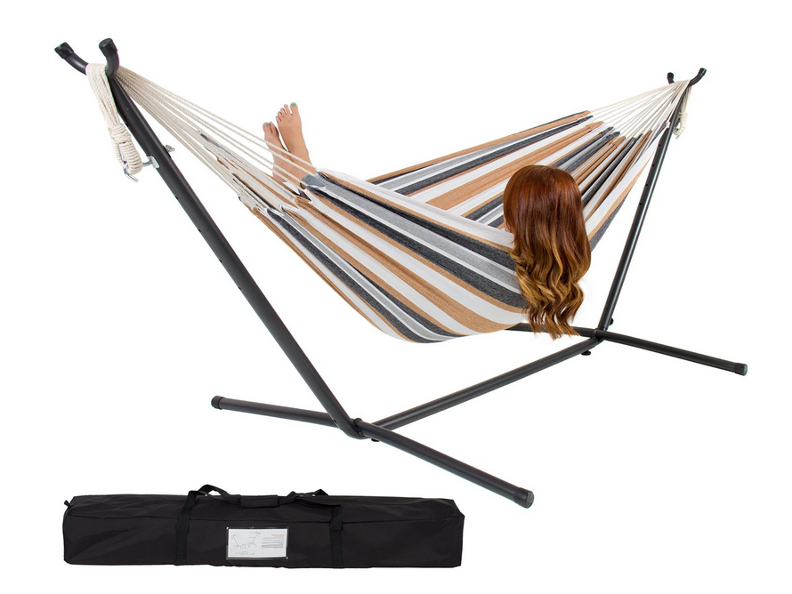 Double Hammock With Stand 56% off Regular Price + FREE Shipping