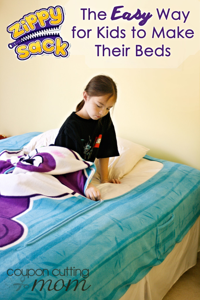 Zippy Sack is the Easy Way for Kids to Make Their Beds