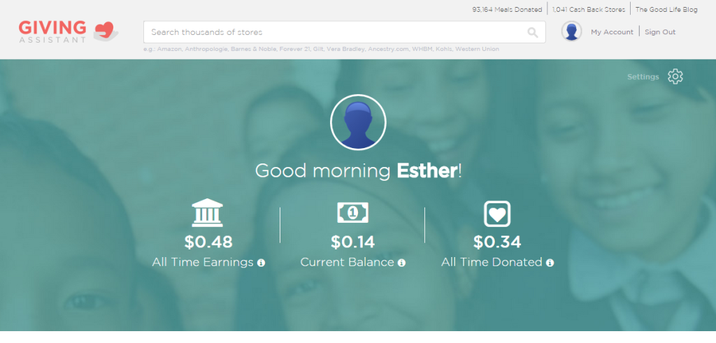 Giving Assistant Makes It Easy to Earn Cash Back On Your Online Purchases and Donate Money to Your Favorite Charity