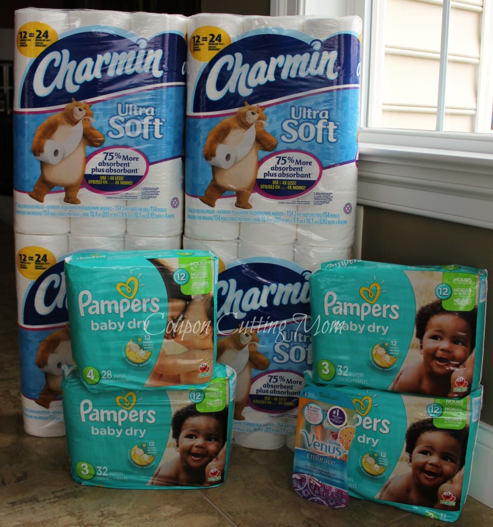Rite Aid: $102 Worth of Pampers and Charmin Bath Tissue ONLY $14.97