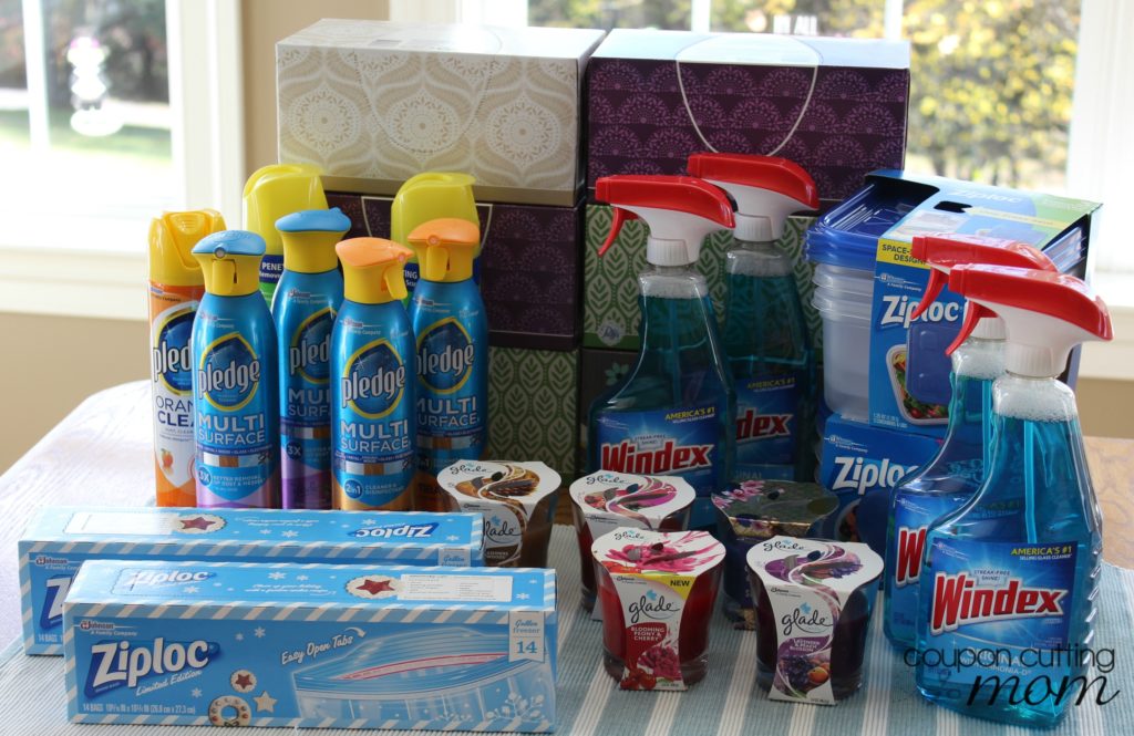 Giant Shopping Trip: $84 Worth of Pledge, Puffs, Ziploc and More FREE + $25 Moneymaker