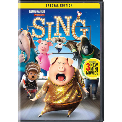 Sing DVD ONLY $7.99 (Reg. Price $20.99) 