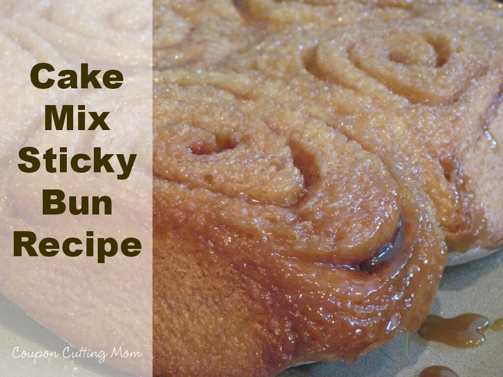 cake mix sticky buns
