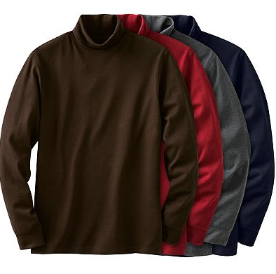 mens turtleneck shirts kohl's