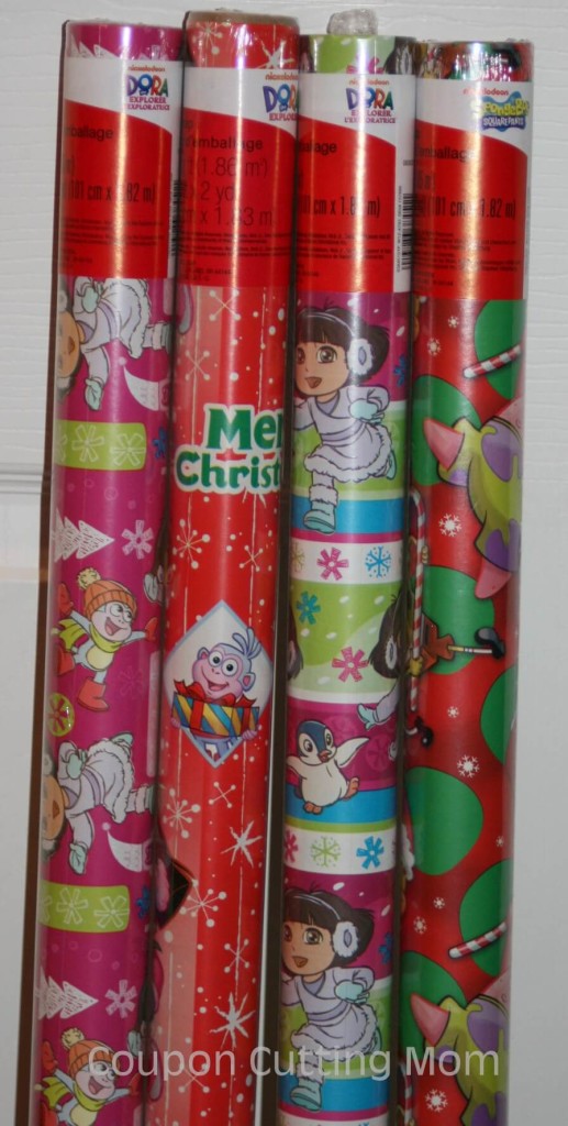 dora wrapping paper