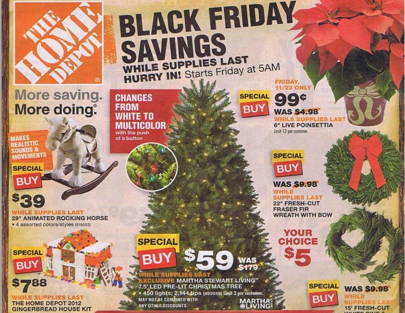 Home Depot Black Friday Ad 2012