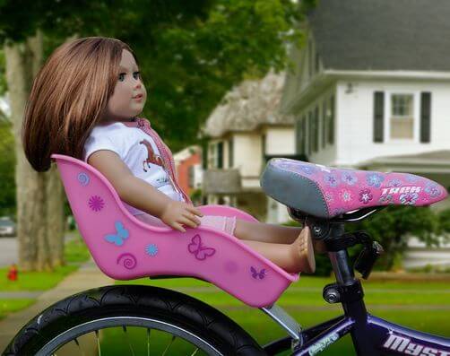 american girl doll bike seat