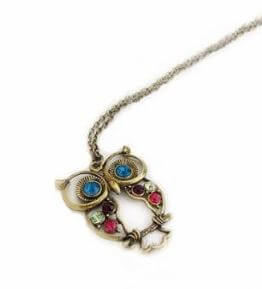 baby owl pendant