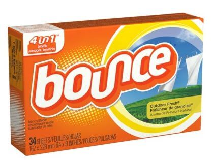 bounce dryer sheets