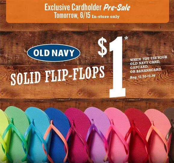 old navy flip flops