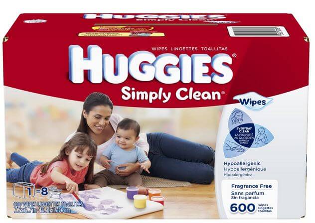 huggies simply clean wipes
