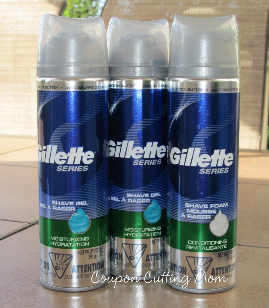 gillette shave gel