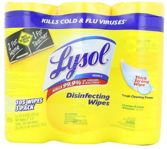 lysol wipes