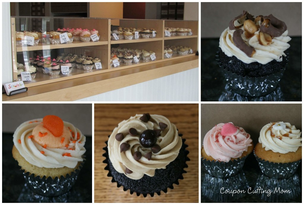 scratch cupcake collage