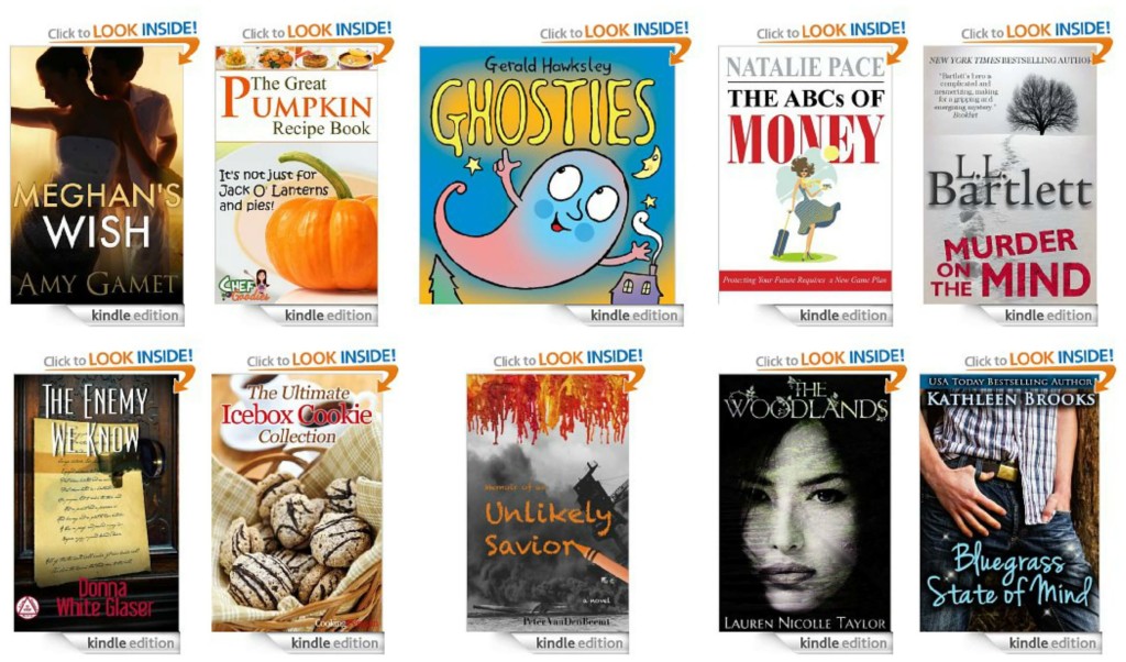 10 Free Kindle Books 10-1-13