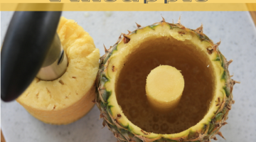 How to Easily Core a Fresh Pineapple