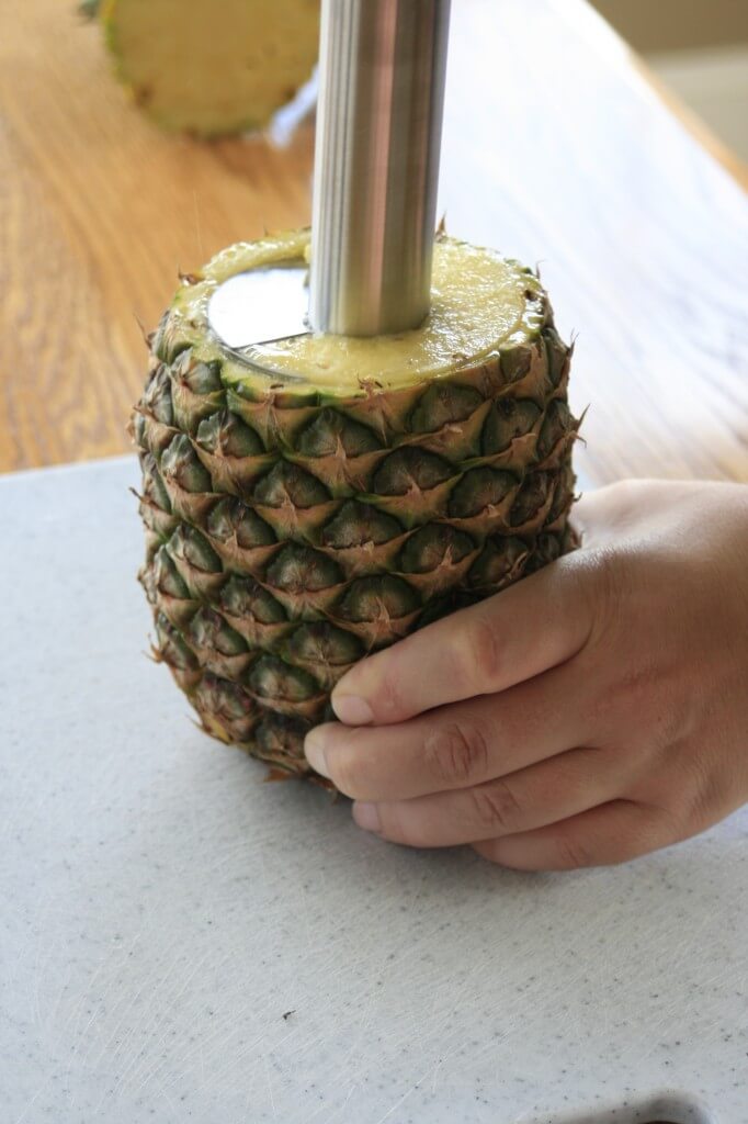 How to Easily Core a Fresh Pineapple