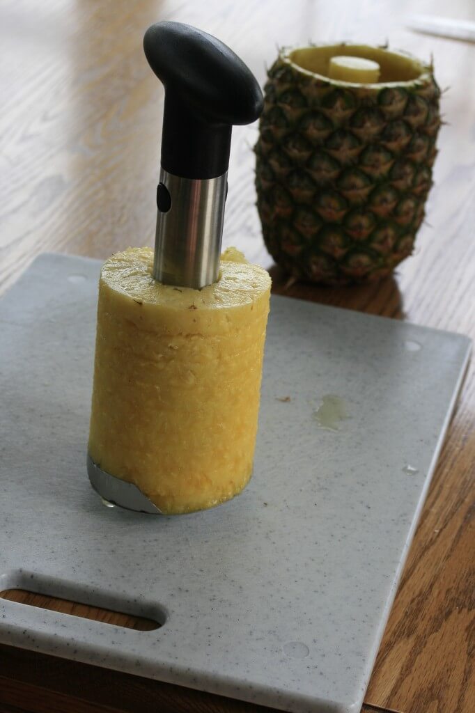 How to Easily Core a Fresh Pineapple