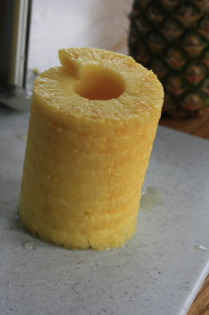 How to Easily Core a Fresh Pineapple