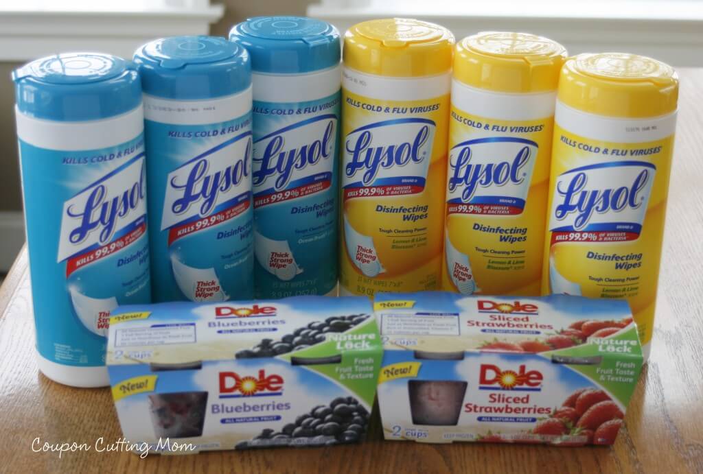 Giant Shopping Trip: Lysol Wipes $1.40 Moneymaker