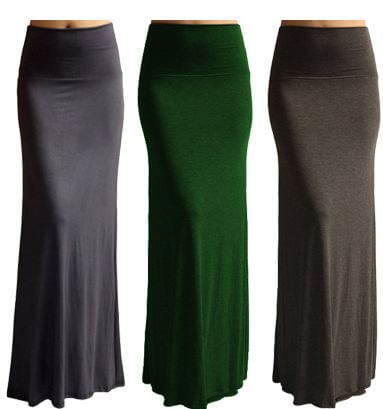 ladies maxi skirts