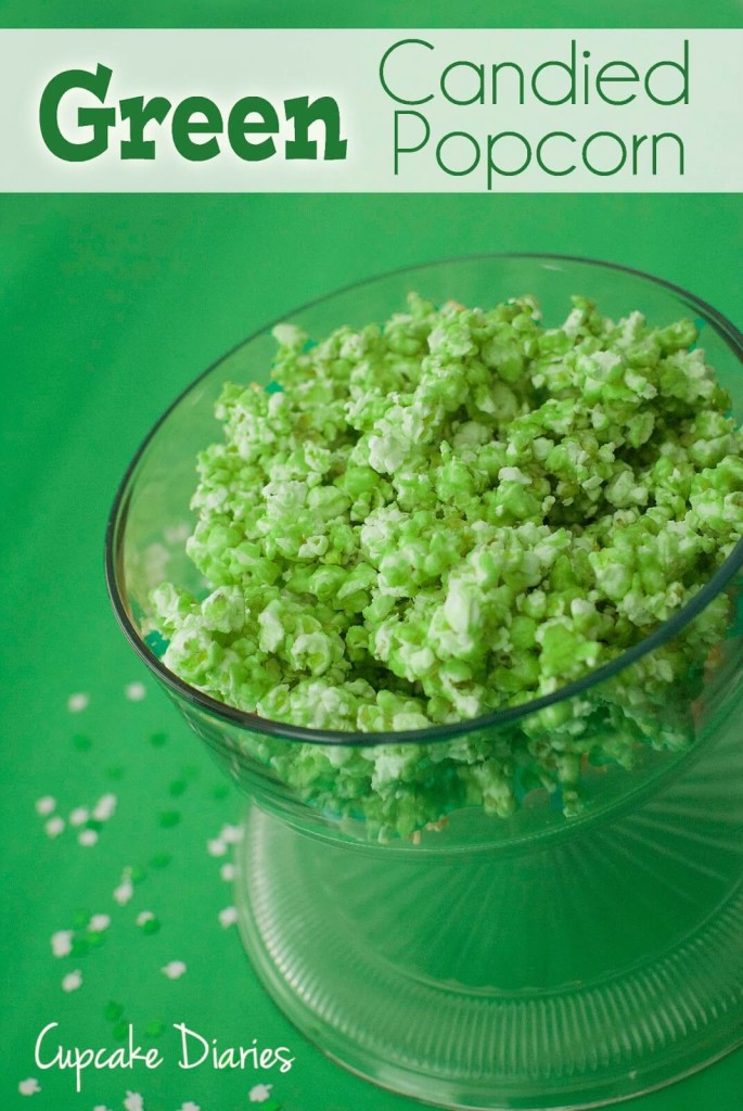 Green Candied Popcorn