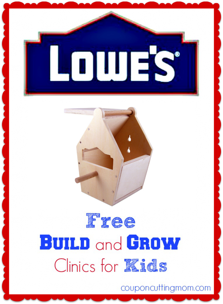 FREE Kids Lowe’s Workshop – Build Your Own Birdhouse (March 8)