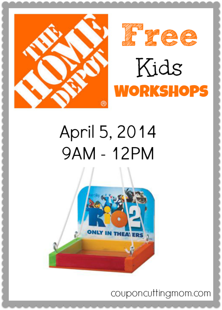 FREE Home Depot Kids Build A Rio 2 Birdbath (4/5/14)