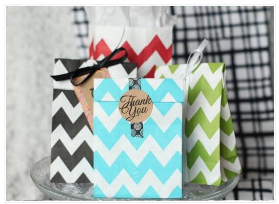 Chevron Paper Sacks Set of 10 Only $2.99