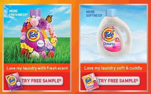 FREE Tide+ Collection Laundry Detergent Sample