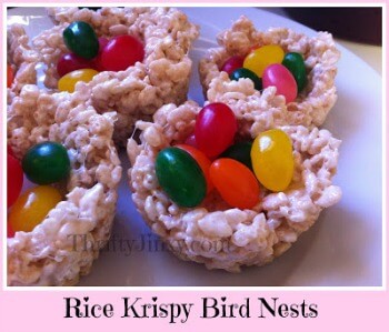 Rice Krispy Bird Nests