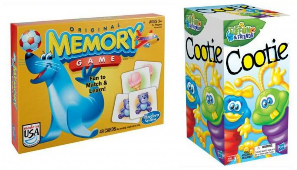 Hasbro Memory or Cootie Games Only $2.99 at Toys R Us