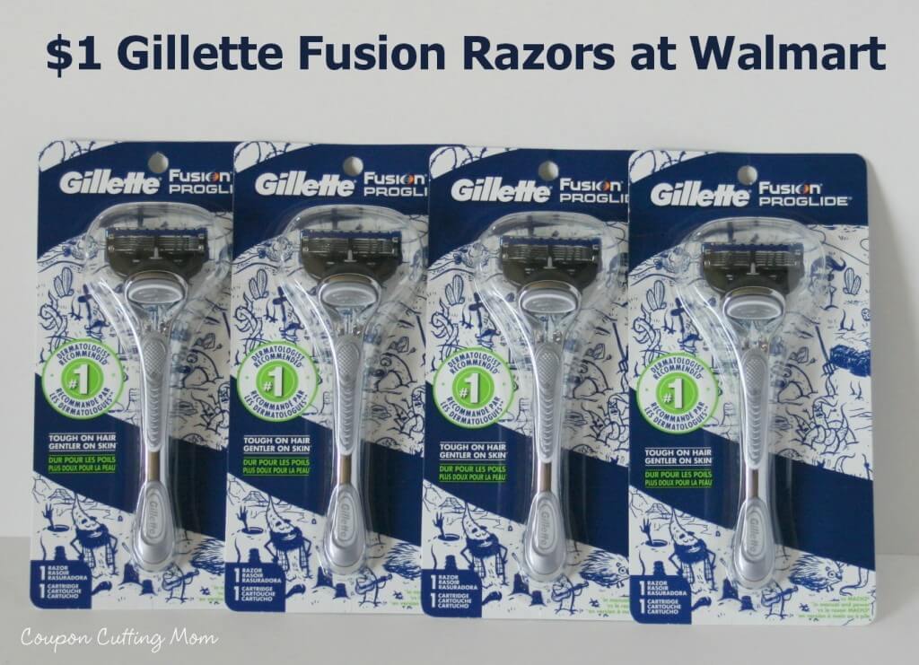 Walmart: Gillette Fusion Proglide Razors Only $1