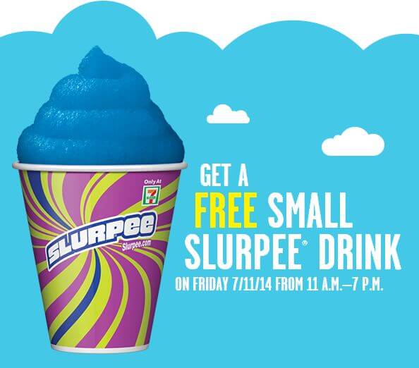 FREE Slurpee at 7-Eleven on July 11