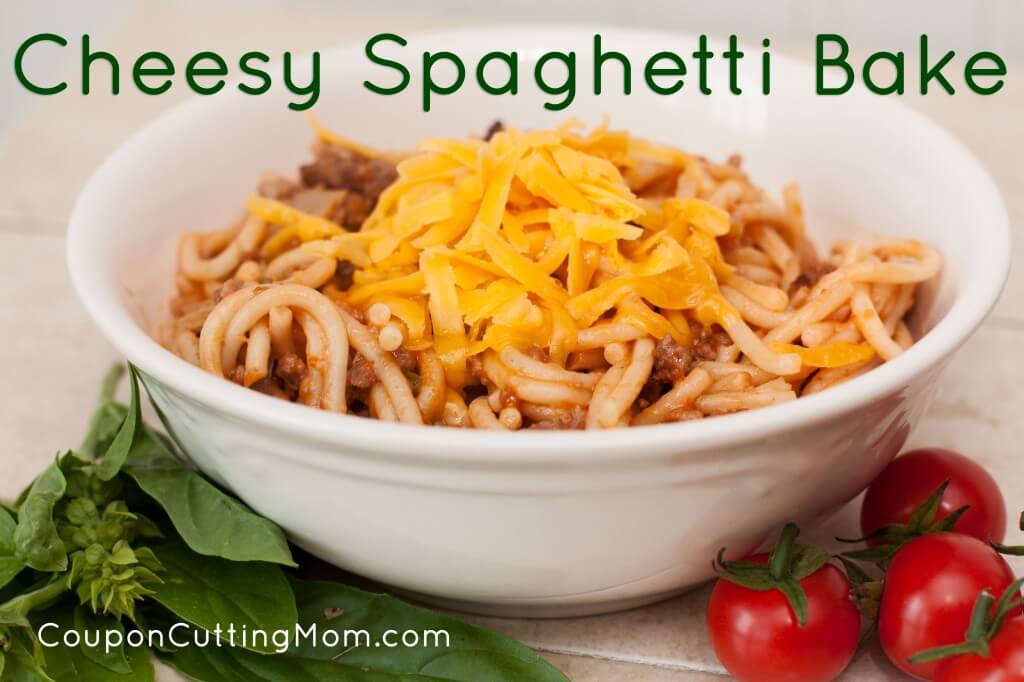 Support Campbell’s Labels for Education #Labels4Edu #cbias + Cheesy Spaghetti Bake Recipe