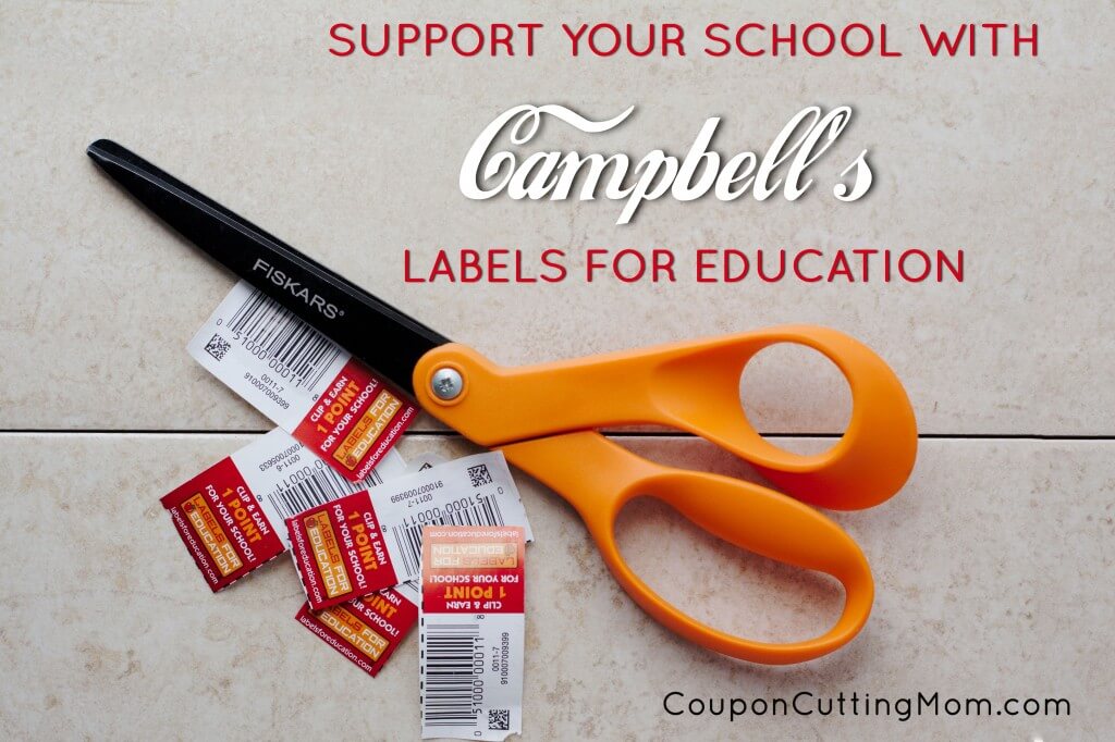Support Campbell’s Labels for Education #Labels4Edu #cbias + Cheesy Spaghetti Bake Recipe