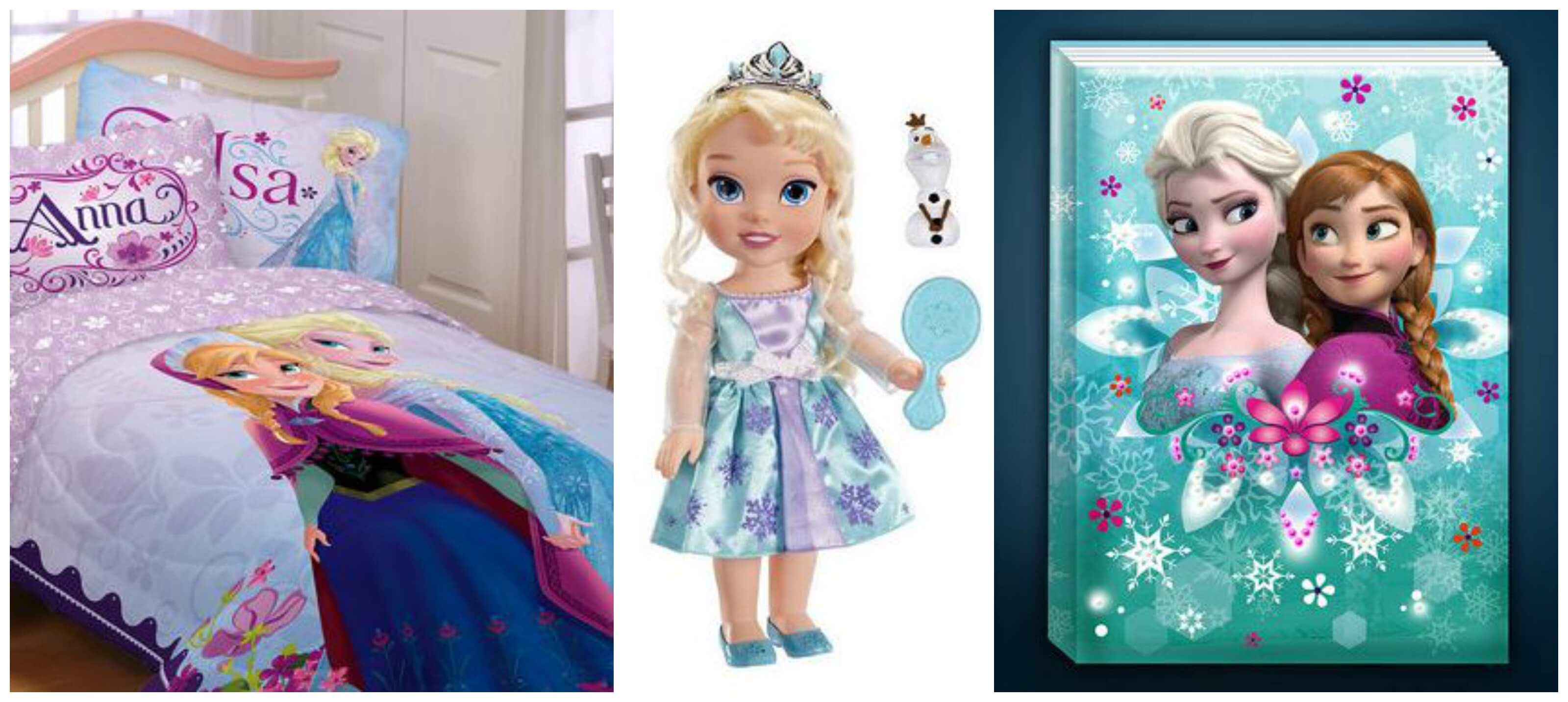 frozen toys and clothes