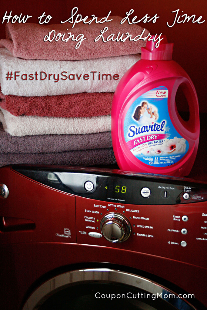 Suavitel Fabric Softener and Spend Less Time Doing Laundry
