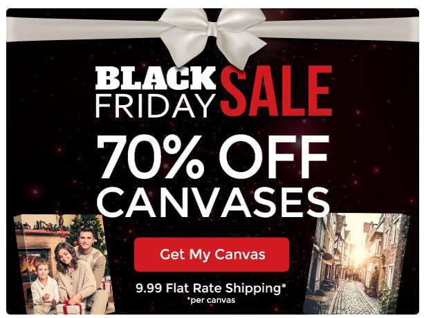 *HOT* Canvas People Black Friday Sale - 70% Off ALL Photo Canvases