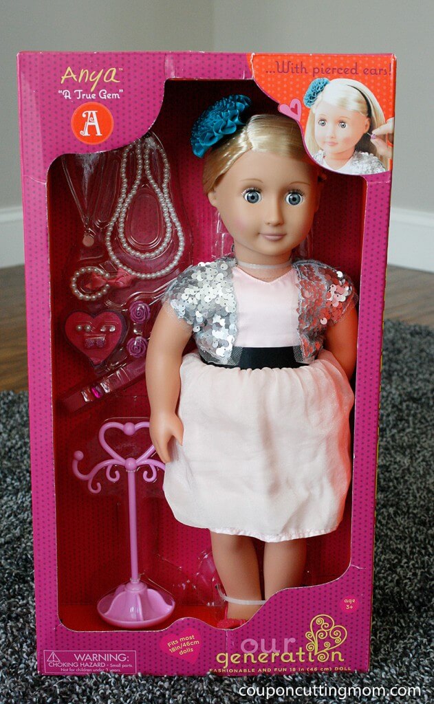 our generation anya jewellery doll