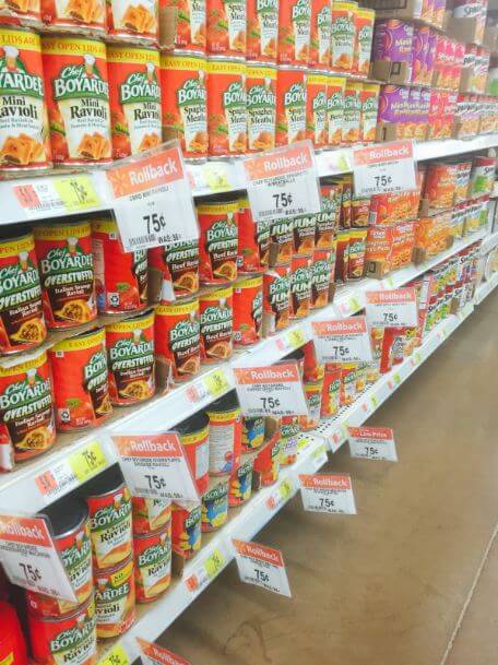 Save Money on Chef Boyardee and Banquet at Walmart 