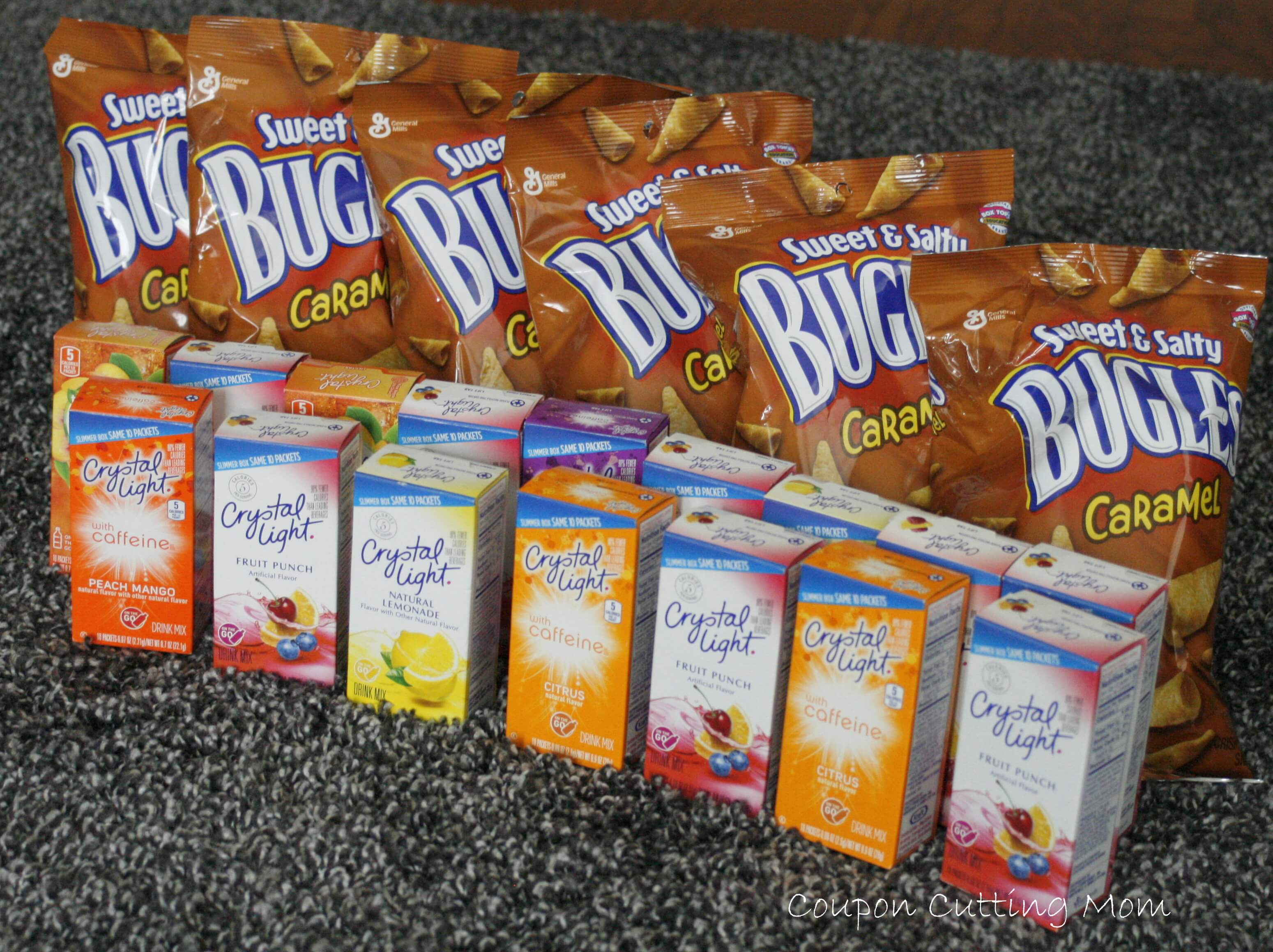 Giant Shopping Trip: $58 Worth of Bugles and Crystal Light ONLY $0.50